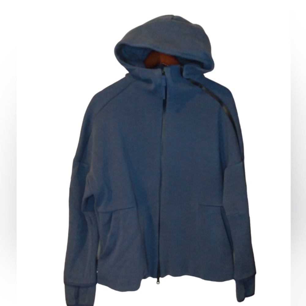 Adidas‎ ZNE Pulse Blue Full Zip-up Jacket Medium Navy Blue